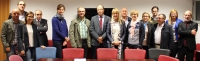 Fotografa de familia de la recepcin en la Universidad de Crdoba a representantes de la Asociacin Internacional de la Seguridad Social 