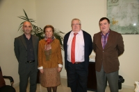 De izq a dcha, Zenn Martnez, Pilar Len, Enrique Aguilar y Jose Romera