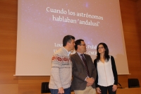 De izqda. a dcha., Jos Manuel Moral, Alberto Marinas y Louirdes Bonhome