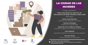 Nuevo debate radiofónico abierto sobre “La ciudad de las mujeres” en el centro cívico de Lepanto